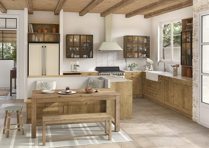 Cuisine en bois naturelle