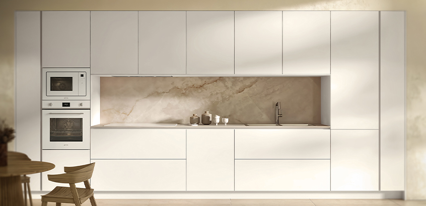 cuisine panoramique rose