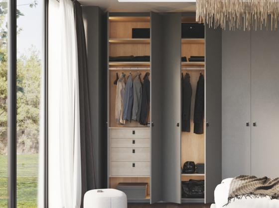 Dressing porte ouverte