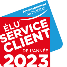 Logo élu service client de l'année 2023