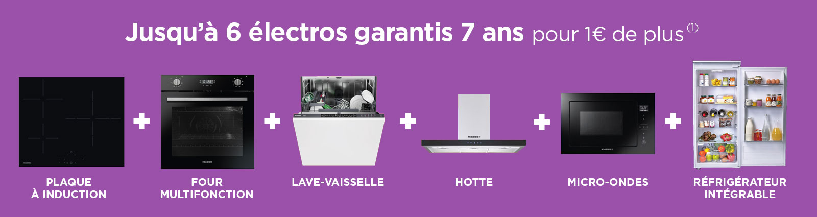 6 électros garantis 7 ans 