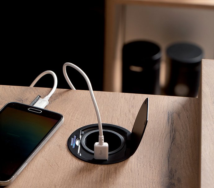 prise usb integre plan de travail cuisine