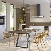 Cuisine Moderne Bois et Blanc Crédence Décorative Style Bar