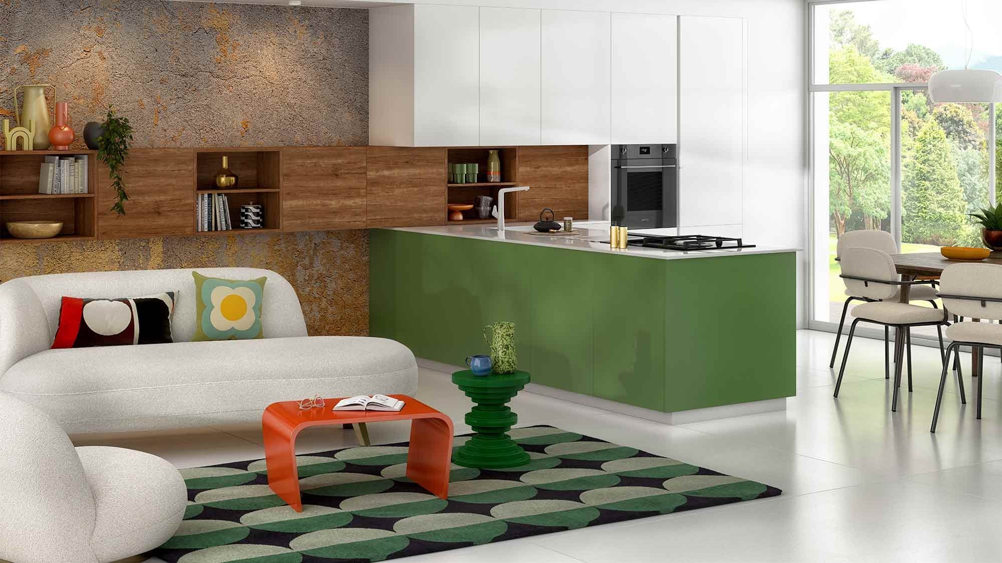 cuisine blanche et verte don lucas