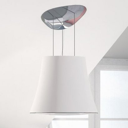 hotte suspendue design effet suspension cuisine stellana