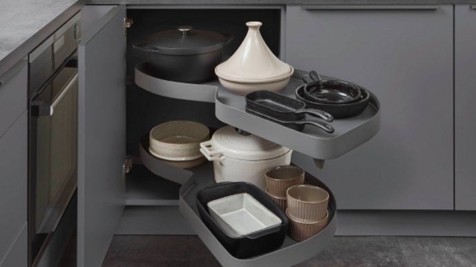 rangement meuble angle cuisine