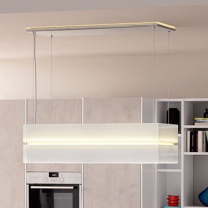 cuisine sir alexander et sa suspension luminaire en longueur