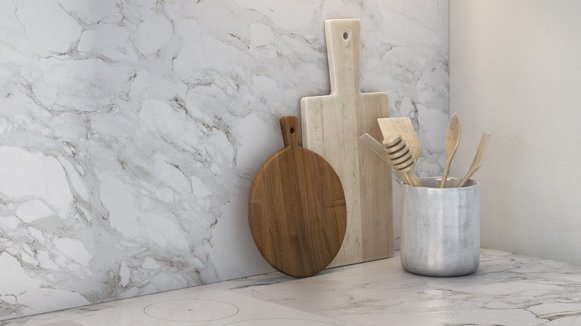cuisine credence marbre