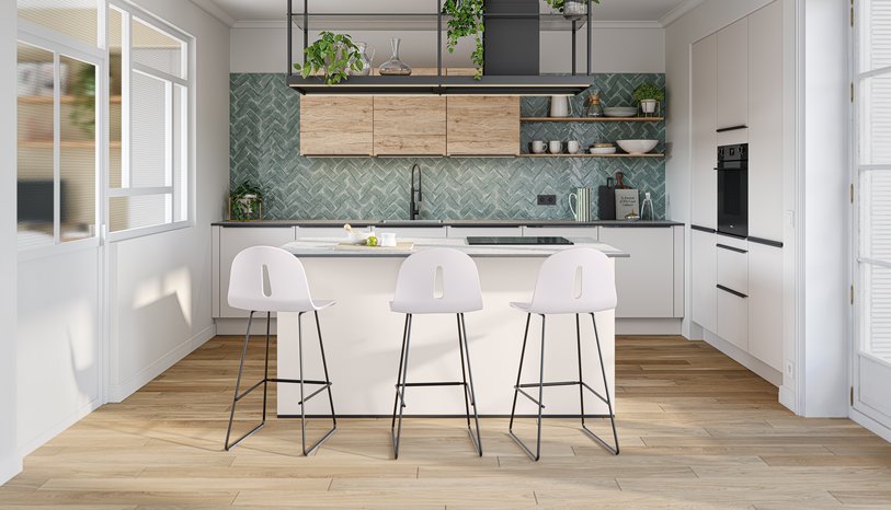 cuisine astoria gris soie