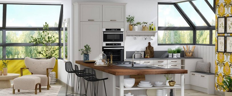 Cuisine Chelsea gris soie