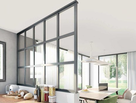 Verrière sur mesure délimiter les espaces