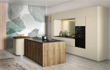 cuisine don pablo beige sable et bois
