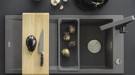 Evier cuisine avec égouttoir