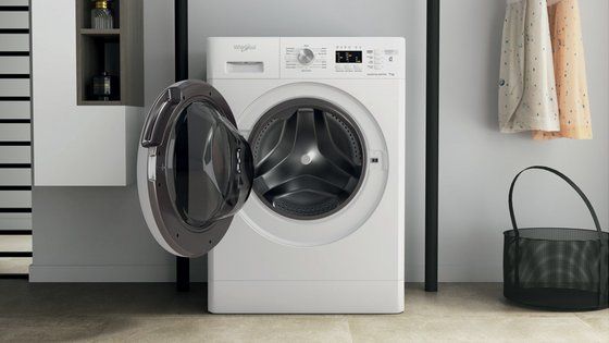 Lave-linge cuisine hublot