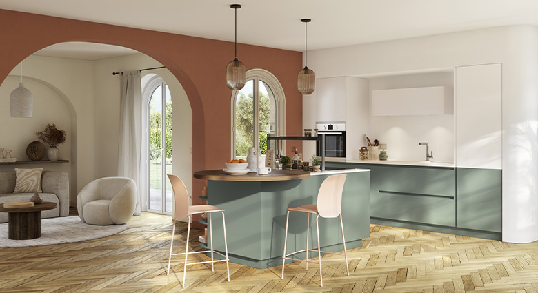 Harmonie naturelle vert sauge bois et blanc don-pablo-vert-sauge-bois-blanc-terracotta