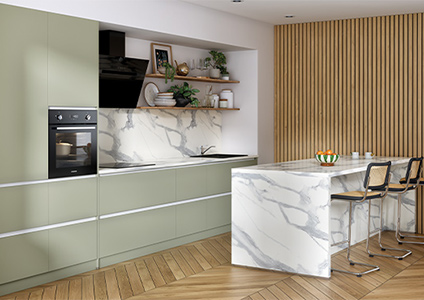 cuisine-vert-sauge-blanc-arcadia