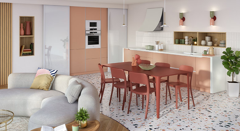 cuisine-moderne-terracotta-creme-bois