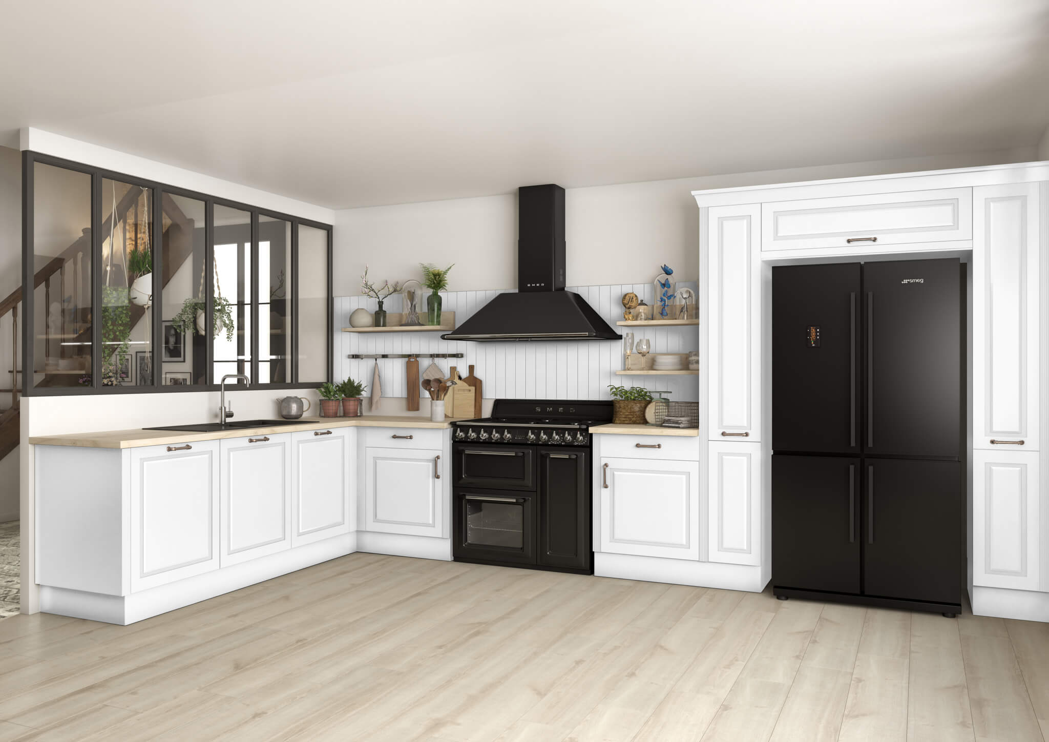 Cuisine classique blanche